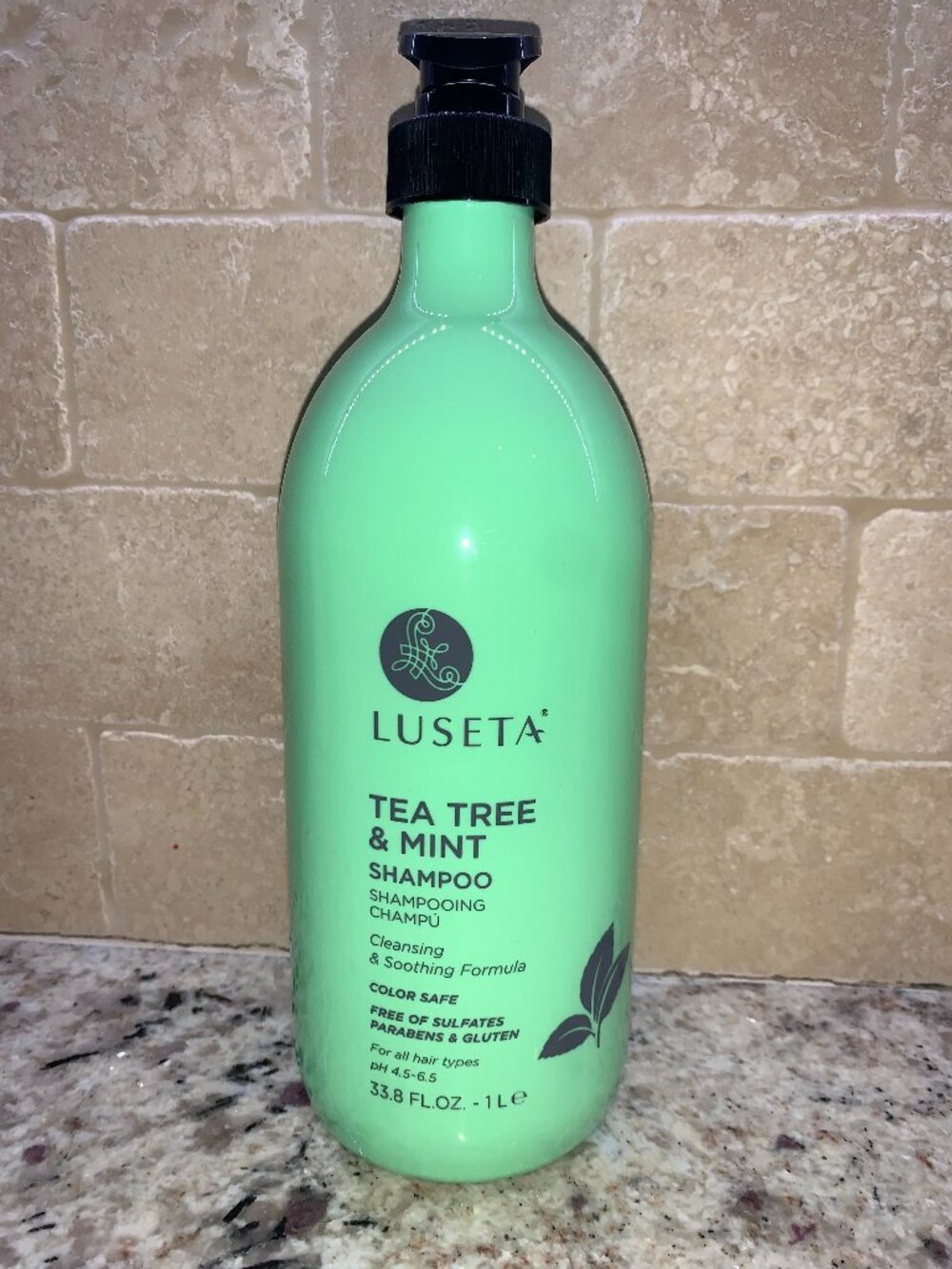 Luseta Tea Tree & Mint Shampoo 33.8 oz - NEW w/ pump